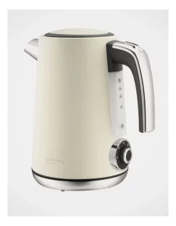 Best reviews of 🤩 Cucina Prestigio Retro 1.7 Litre Temperature Controlled Kettle Almond CK004C 💯