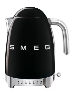 Buy ⭐ Smeg 50's Style Variable Temperature Kettle Black KLF04BLAU ❤️