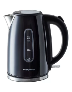 Wholesale 👏 Morphy Richards Equip 1.7 Litre Kettle Black MREK17B 🎉