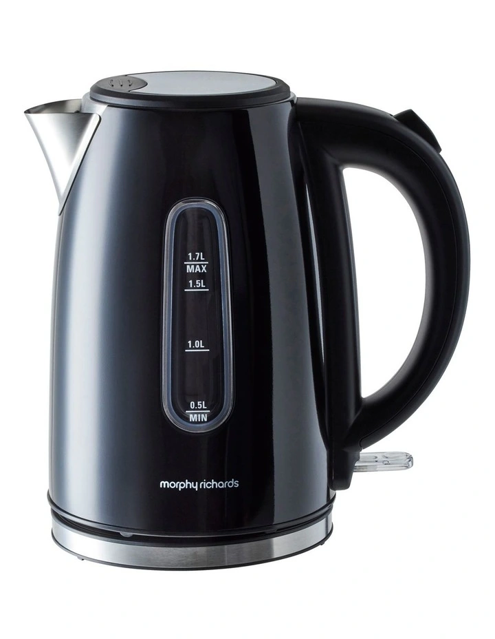 Wholesale π Morphy Richards Equip 1.7 Litre Kettle Black MREK17B π
