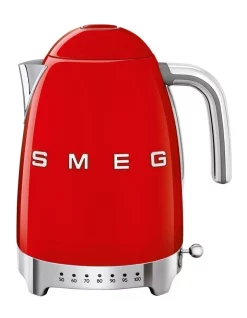 New 💯 Smeg 50's Style Variable Temperature Kettle Red KLF04RDAU 🤩