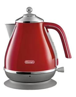 Outlet 🌟 Delonghi Icona Capitals Tokyo Kettle Red KBOC2001R 🛒