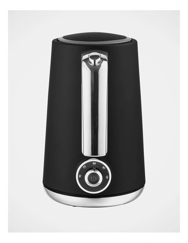 Cheapest β¨ Cucina Prestigio Retro 1.7 Litre Temperature Controlled Kettle Black CK004B π - Image 2