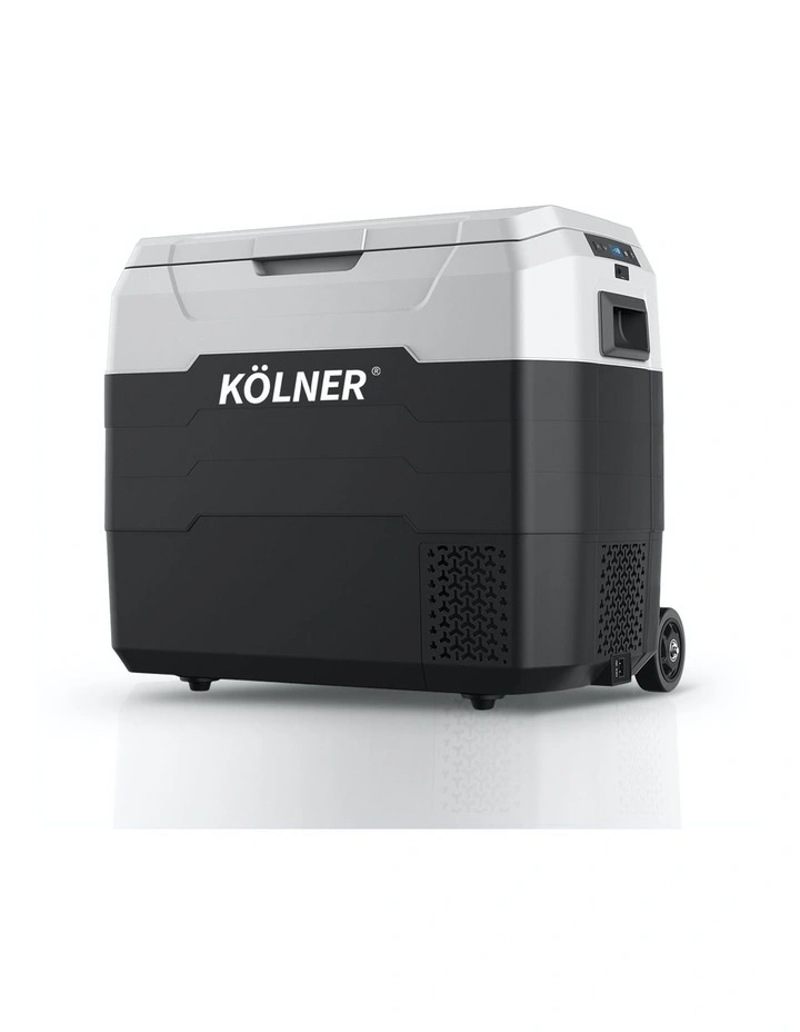Promo π Kolner Portable 2in1 Fridge And Freezer & Trolley 50L Black π - Image 2