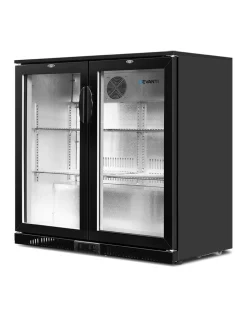 Best reviews of 🧨 Devanti 2 Glass Door Bar Fridge Black BF-E-198L-BK 😍