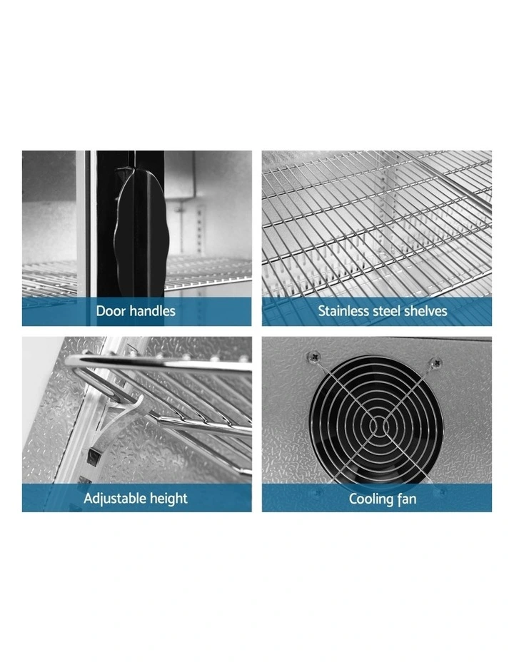 Best reviews of 𧨠Devanti 2 Glass Door Bar Fridge Black BF-E-198L-BK π - Image 7