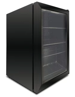 New 🧨 Airflo Glass Door Bar Fridge 70L In Black 👏