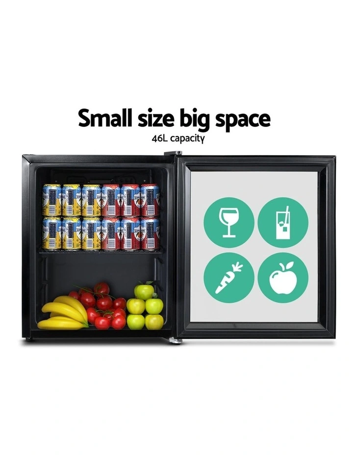 New π Devanti 46L Glass Door Bar Fridge π - Image 4