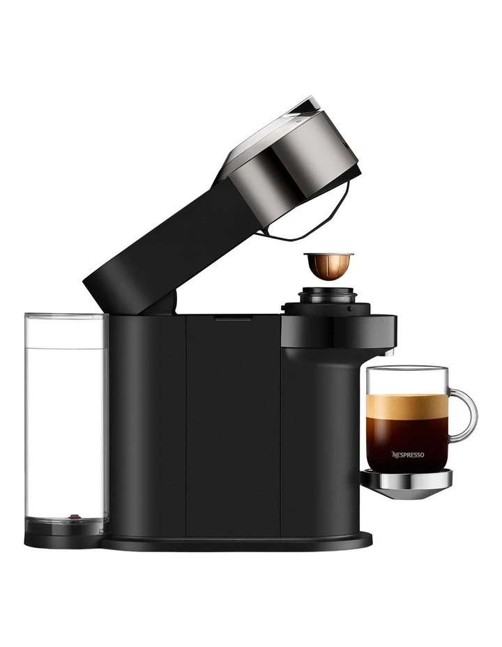 Best reviews of π₯ Nespresso By Breville Vertuo Next Dark Chrome Deluxe Capsule Coffee Machine With Aeroccino BNV570DCR β€οΈ - Image 5