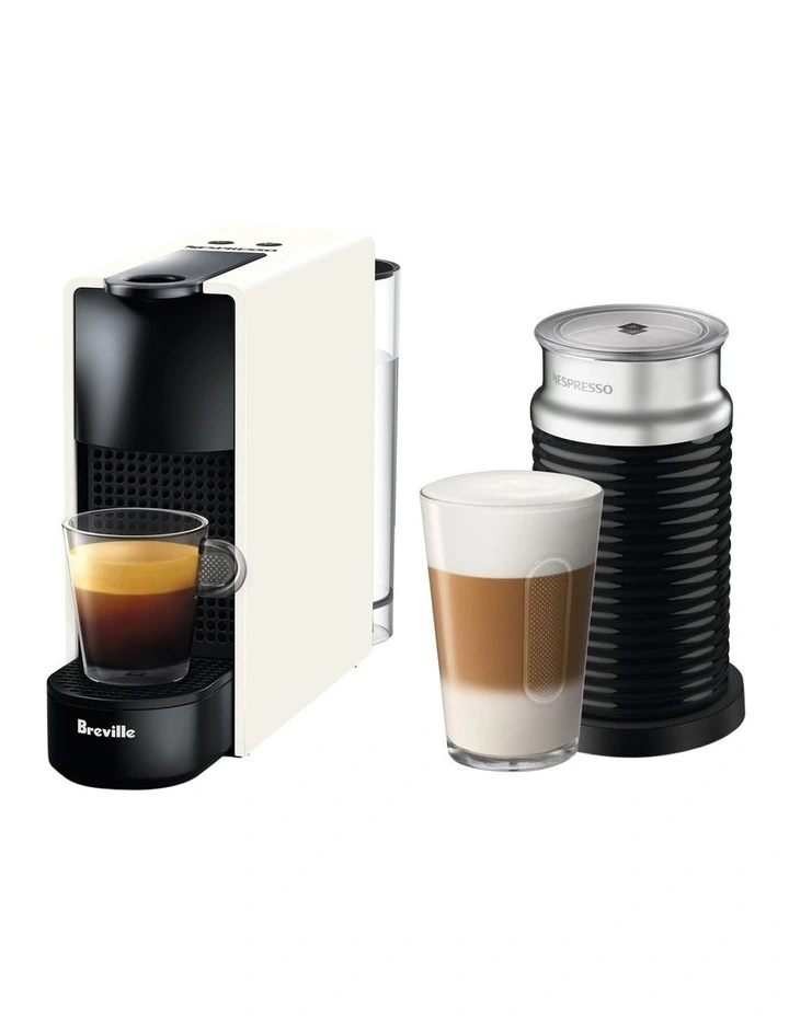 New ๐ Nespresso By Breville Essenza Mini & Milk Capsule Coffee Machine Pure White BEC250WHT ๐ - Image 2
