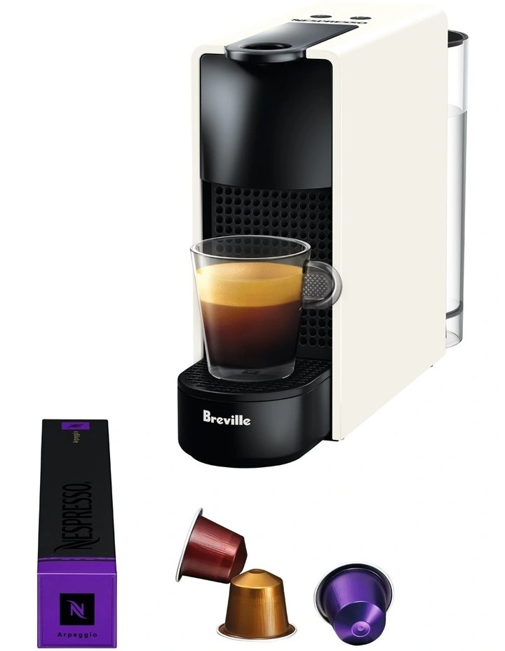 New ๐ Nespresso By Breville Essenza Mini & Milk Capsule Coffee Machine Pure White BEC250WHT ๐ - Image 5