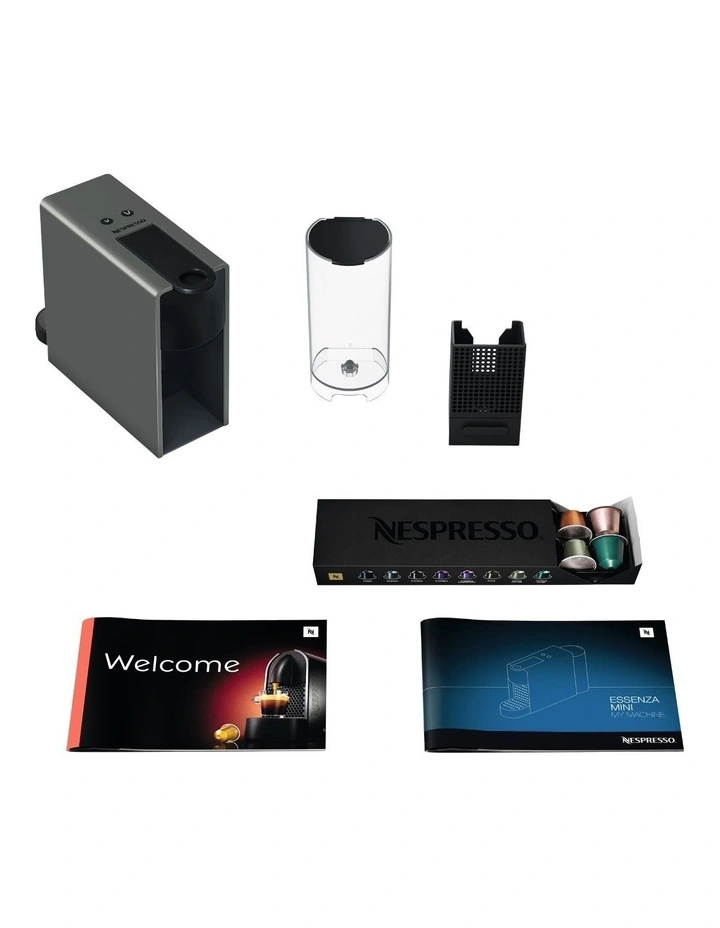 Buy 👏 Nespresso By Breville Essenza Mini & Milk Capsule Coffee Machine In Intense Grey 🔔 - Image 4