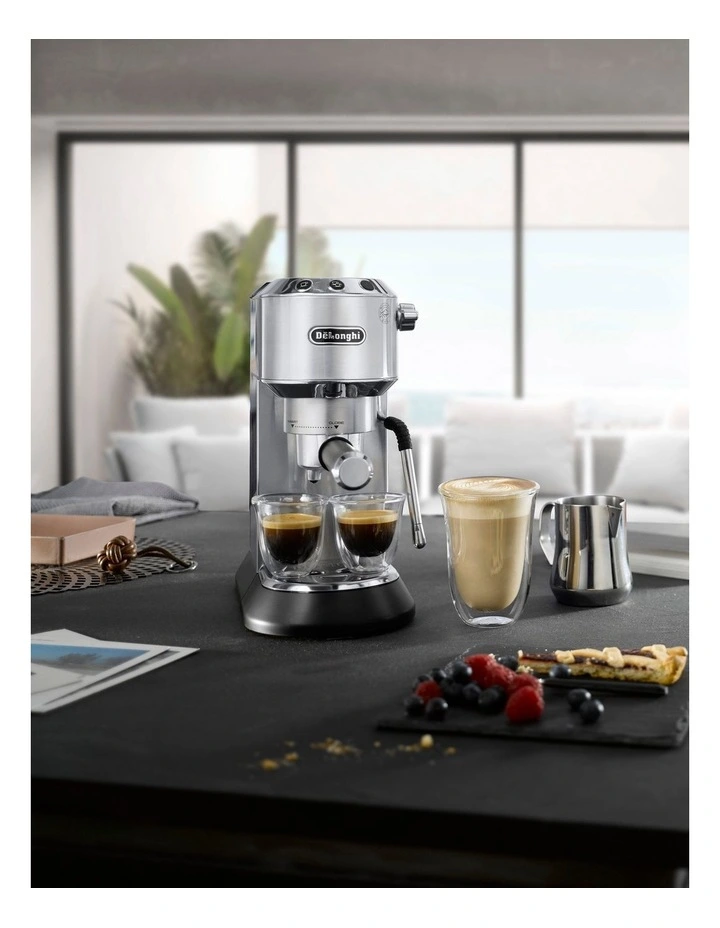 Buy π― Delonghi Dedica Arte Manual Pump Coffee Machine Metal EC885M π€© - Image 5