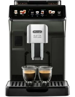 Deals 😀 Delonghi Eletta Explore Automatic Coffee Machine In Grey 🌟