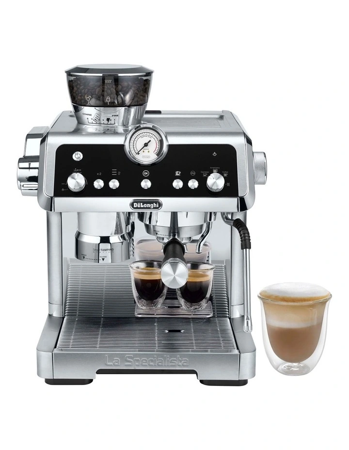 Cheap 𧨠Delonghi La Specialista Prestigio Manual Pump Coffee Machine Metal EC9355M π