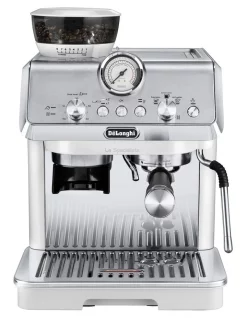 Discount ⭐ Delonghi La Specialista Arte Manual Pump Coffee Machine White EC9155W ⭐