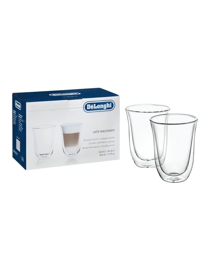 Outlet ๐คฉ Delonghi Double Wall Latte Macchiato Glasses 2 Pack ๐