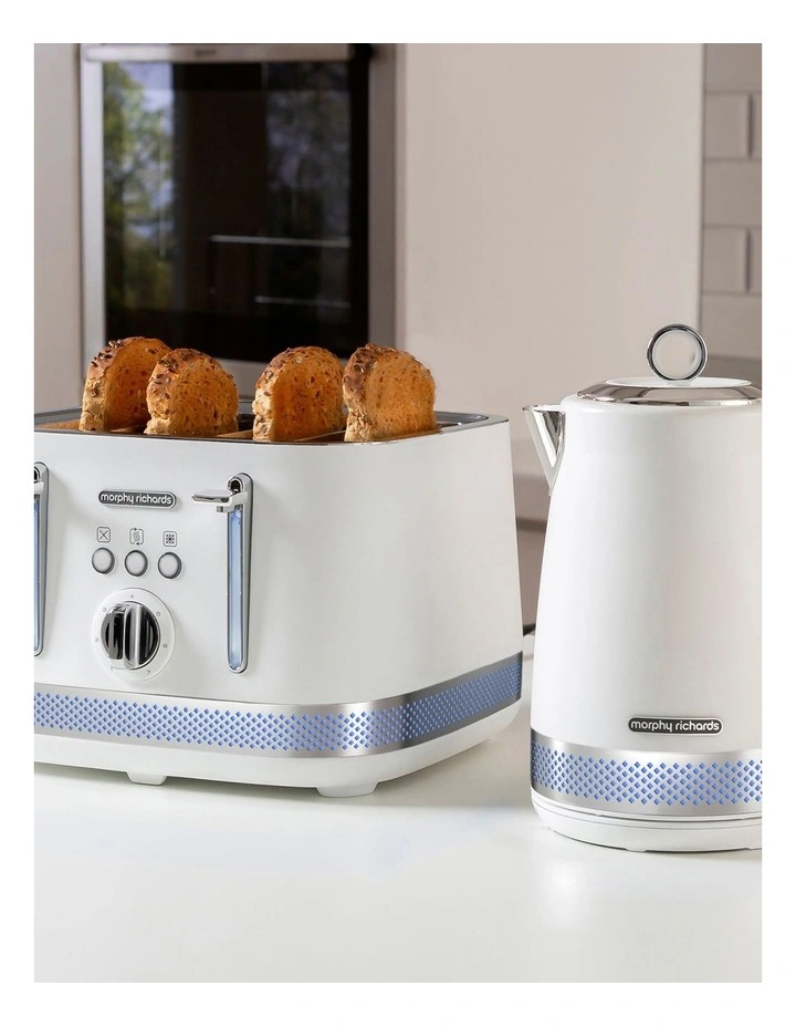 Cheap π Morphy Richards Illumination 4 Slice Toaster White/Black 248021 π - Image 4