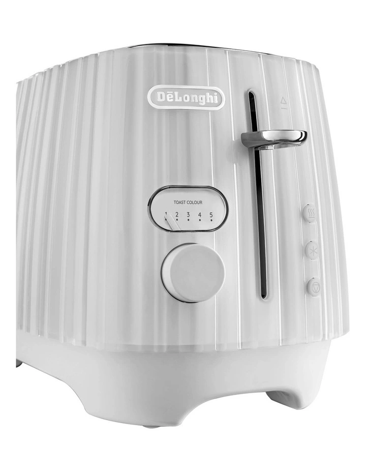 Cheapest β¨ Delonghi Ballerina 2 Slice Toaster Opaline White CTD2003W π€© - Image 3