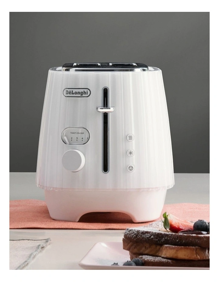 Cheapest β¨ Delonghi Ballerina 2 Slice Toaster Opaline White CTD2003W π€© - Image 5