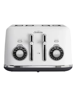 Cheapest βοΈ Sunbeam Alinea Select 4 Slice Toaster White TA2840W π₯°