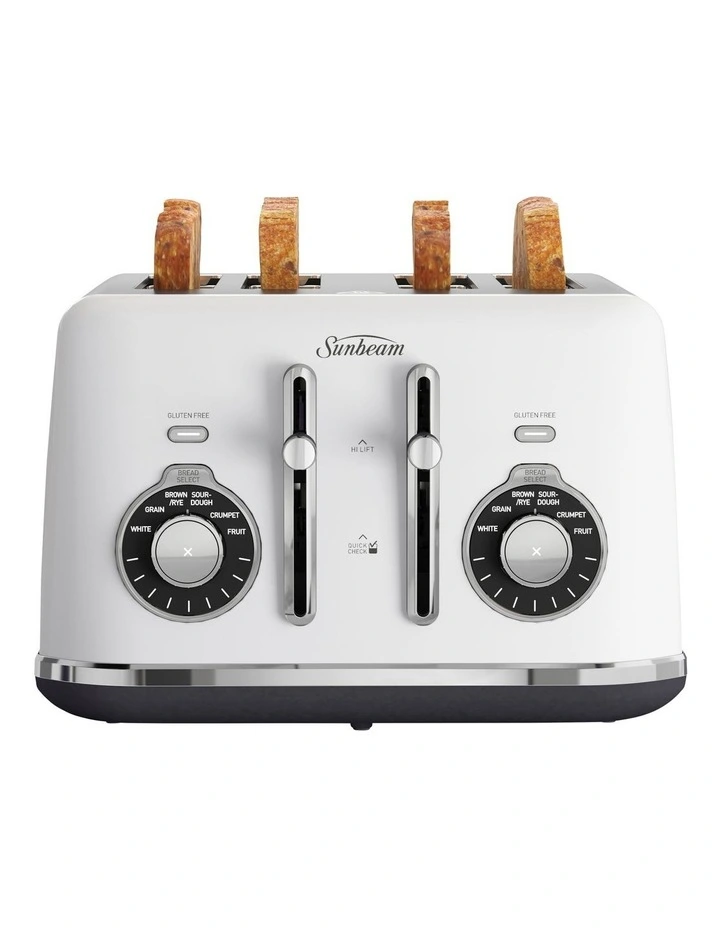 Cheapest βοΈ Sunbeam Alinea Select 4 Slice Toaster White TA2840W π₯° - Image 2