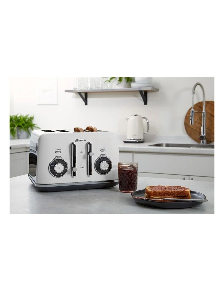 Cheapest βοΈ Sunbeam Alinea Select 4 Slice Toaster White TA2840W π₯° - Image 3