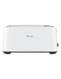 Promo 🎁 Breville The Lift & Look Plus 4 Slice Toaster White BTA380WHT ⭐