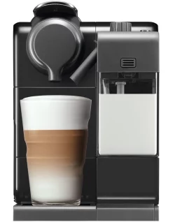 Hot Sale 🌟 Nespresso By Delonghi Lattissima Black/Silver Touch Capsule Coffee Machine EN560B 🛒