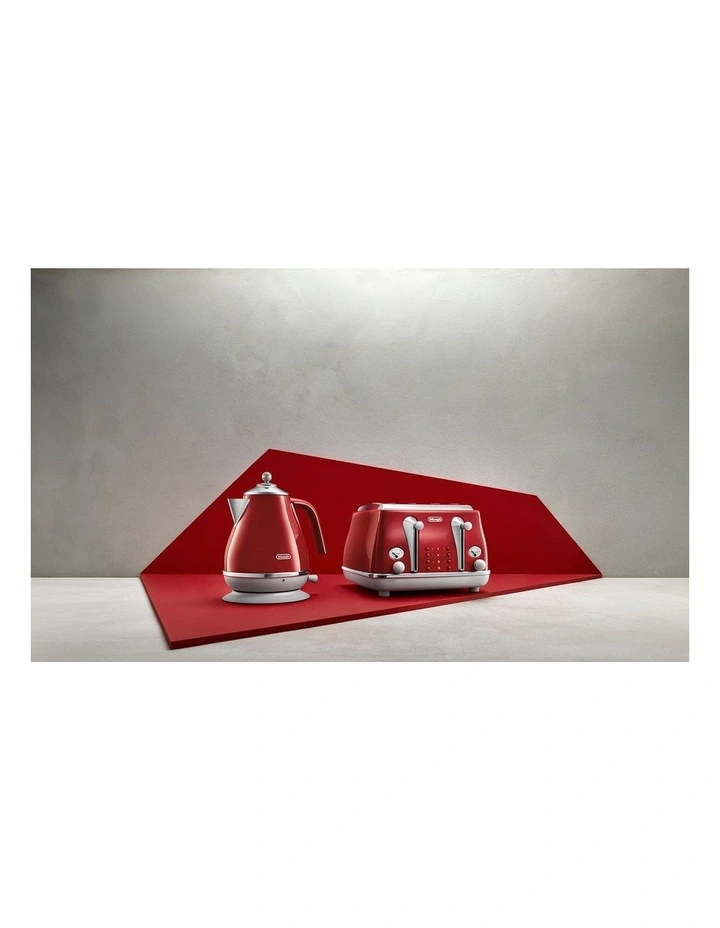 Best deal โญ Delonghi Icona Capitals Tokyo 4 Slice Toaster Red CTOC4003R ๐ - Image 7