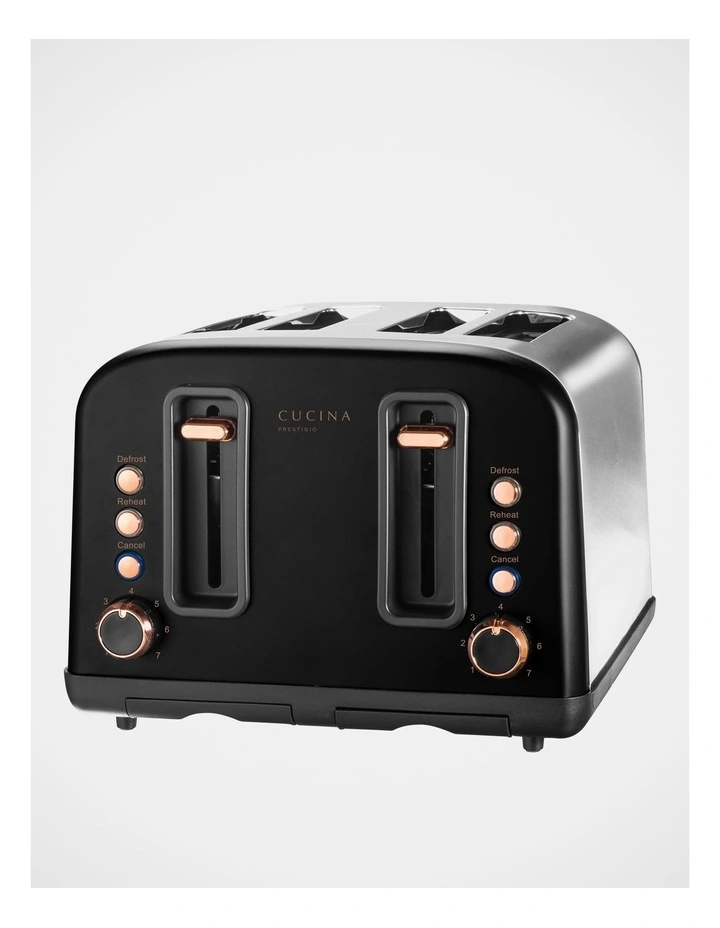 Top 10 𧨠Cucina Prestigio 4 Slice Toaster Black CT010B π₯