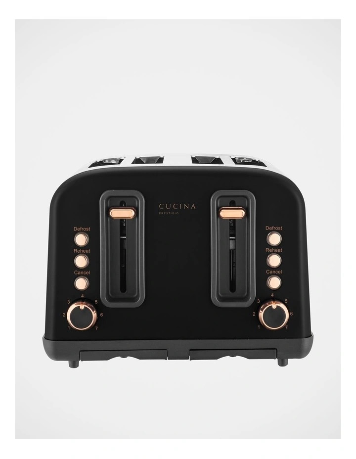 Top 10 𧨠Cucina Prestigio 4 Slice Toaster Black CT010B π₯ - Image 2