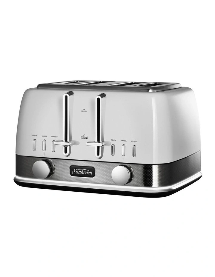 Buy π Sunbeam New York Collection 4 Slice Toaster White Silver TA4440WS π - Image 3