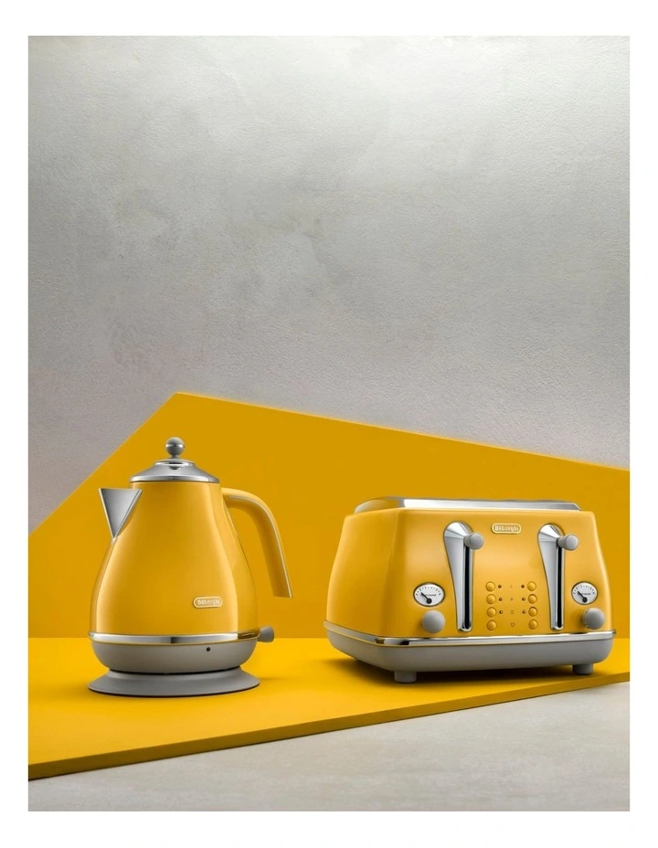 Cheapest ๐ Delonghi Icona Capitals New York 4 Slice Toaster Yellow CTOC4003Y ๐ - Image 5