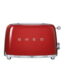 Cheapest ✔️ Smeg 50's Style 2 Slice Toaster Red TSF01RDAU 😍