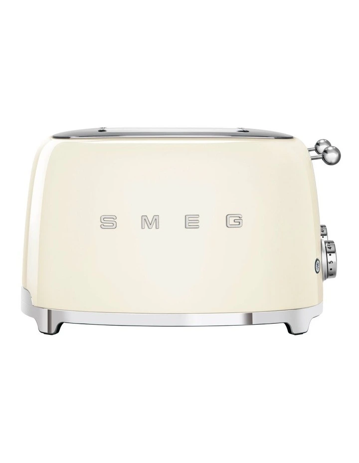 Coupon 😍 Smeg 50's Style 4 Slice Toaster Cream TSF03CRAU ✔️