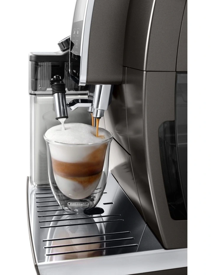 Outlet 👍 Delonghi Dinamica Plus Titanium Fully Automatic Coffee Machine ECAM37095T 😀 - Image 2