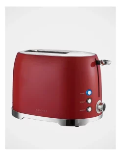 Cheapest 😀 Cucina Prestigio Retro 2 Slice Toaster Red CT002R 🥰