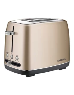 Brand new 🎉 Kambrook Perfect Slice 2 Slice Toaster Satin Gold KTA270SGD2JAN1 😉