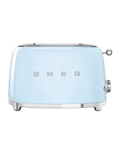 New β€οΈ Smeg 50's Style 2 Slice Toaster Pastel Blue TSF01PBAU π