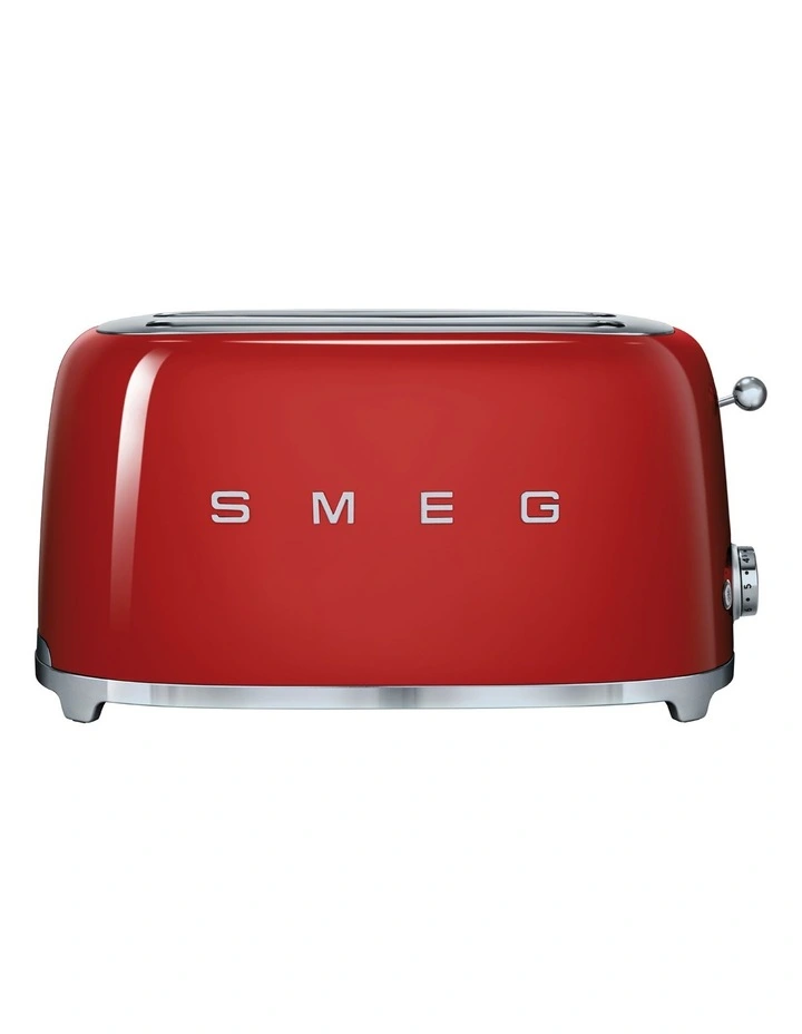 Cheapest ๐ฅฐ Smeg 50's Style Longslot 4 Slice Toaster Red TSF02RDAU ๐งจ