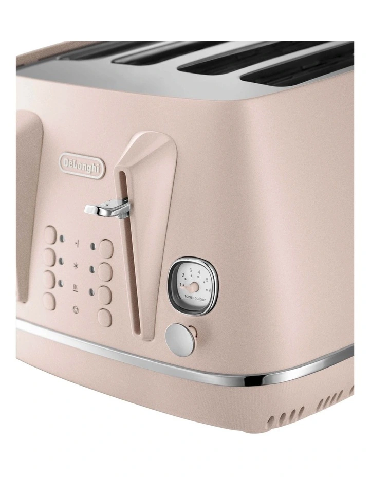 Coupon β Delonghi Distinta Perla 4-Slice Toaster Rose CTIN4003PK π - Image 2