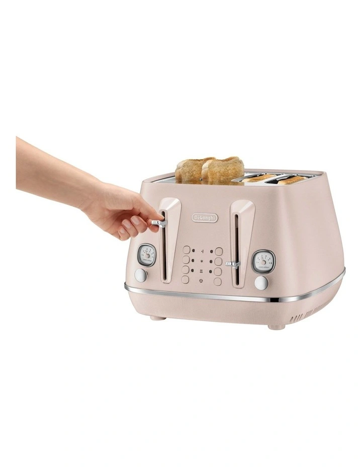 Coupon β Delonghi Distinta Perla 4-Slice Toaster Rose CTIN4003PK π - Image 4