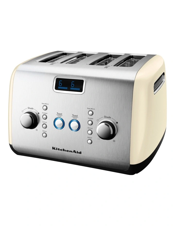 Cheap 😉 KitchenAid Artisan 4 Slice Toaster Cream KMT423 👍 - Image 6