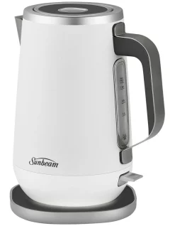 Budget ❤️ Sunbeam Kyoto City Collection 1.7L Jug Kettle White KEM8007WH 🧨