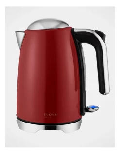 Hot Sale 🤩 Cucina Prestigio Retro 1.7 Litre Kettle Red CK002R 🤩