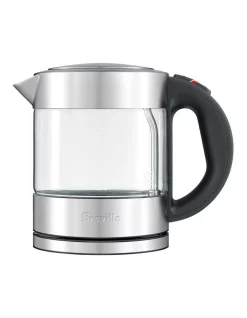 Wholesale ⌛ Breville The Compact Kettle Clear Glass/ Stainless Steel BKE395BSS 😉
