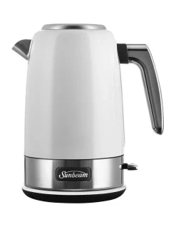 Wholesale 🌟 Sunbeam New York Collection Jug Kettle White/Silver KE4430WS 🔔