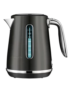 Best Pirce 👍 Breville The Soft Top Luxe Kettle Black Stainless Steel BKE735BST ✔️